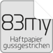 83my Papieraufkleber